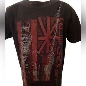𝅺quiksilver Hawaiian Warrior Hawaii Flag Men Tee Shirt